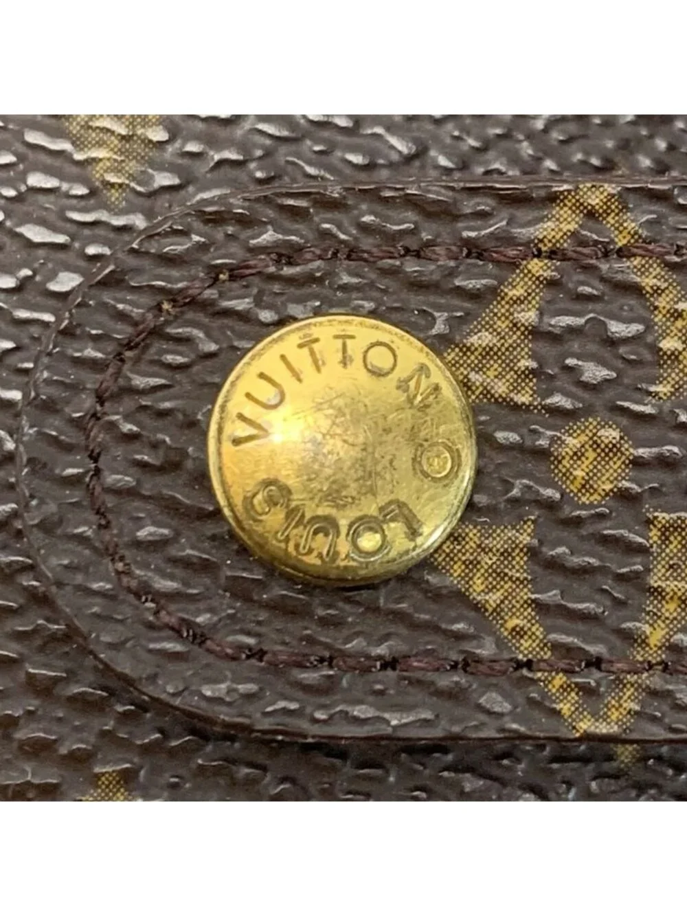 Louis Vuitton Monogram Agenda PM Notebook Cover Gold Hardware